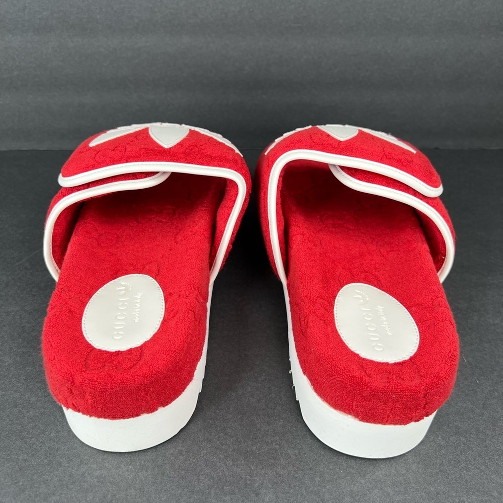 Gucci X Adidas GG Magic Sponge Demetra Vegan Logo Slides UK 11 - US 11.5 - EU 45 - Picture 7 of 14